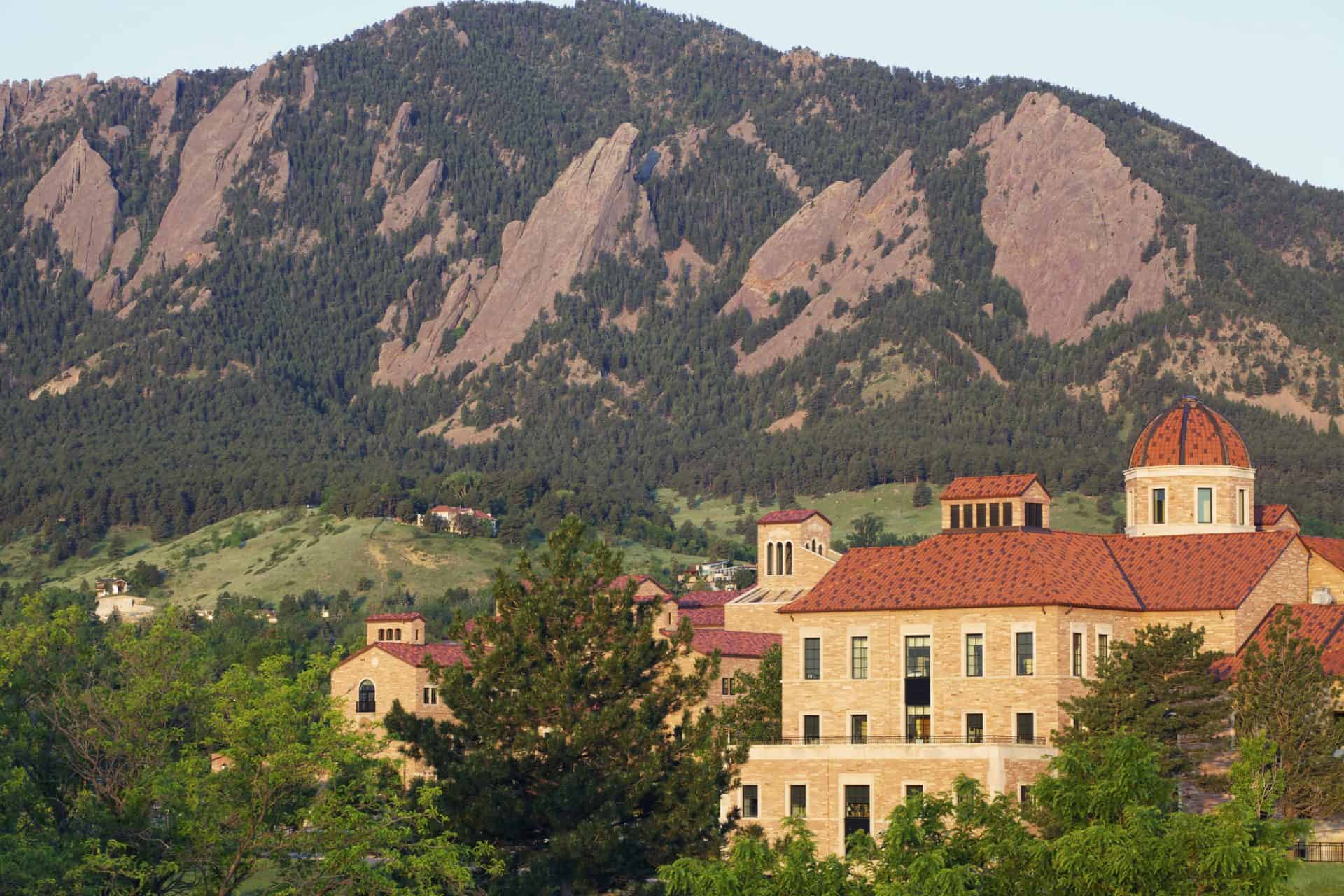 University of Colorado campus in Boulder Colorado