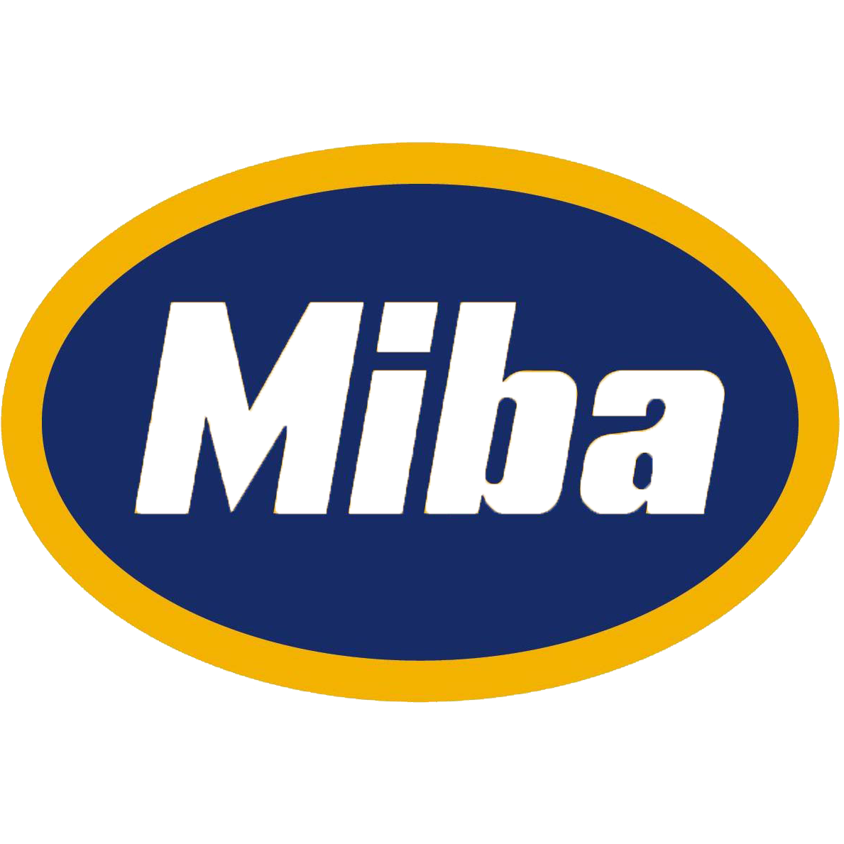 Miba Logo with transparent letters