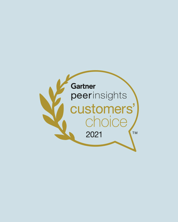 2021 Gartner Peer Insights Customers' Choice Badge