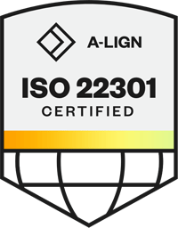 A-LIGN ISO 22301 Certified Logo